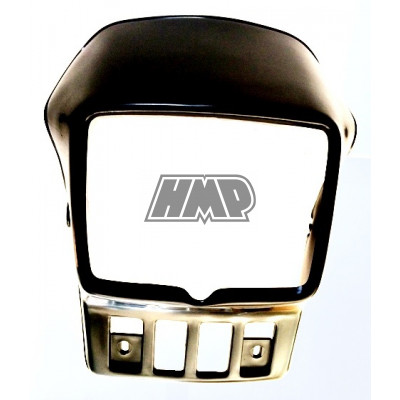 Frontal porta farol / carenagem YAMAHA DT 50 LC / LCD / FUNDADOR CASAL XT K615 / preto - HP